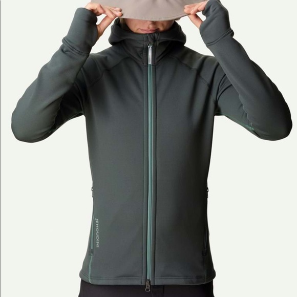 Like new - W's Power Houdi - size large - deeper green - Picture 2 of 4